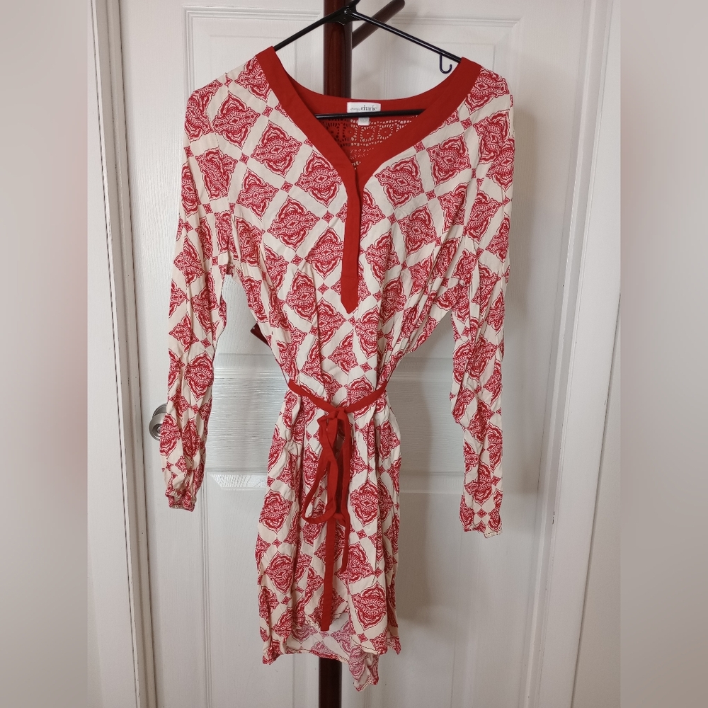 Charming Charlie Dress with Tie Belt